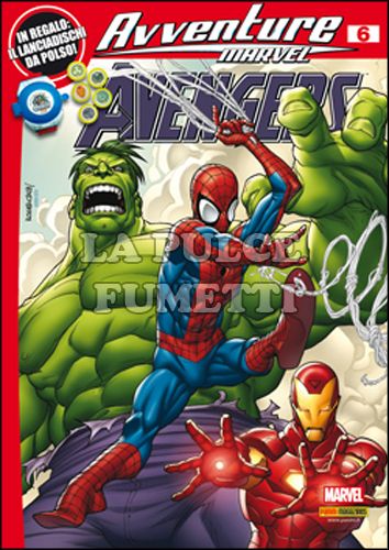 MARVEL ADVENTURES #     6 - AVVENTURE MARVEL: AVENGERS 6 + LANCIADISCHI DA POLSO